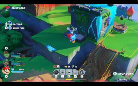 Use a Team Jump to move farther and avoid obstacles