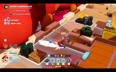 Dash to move while attacking