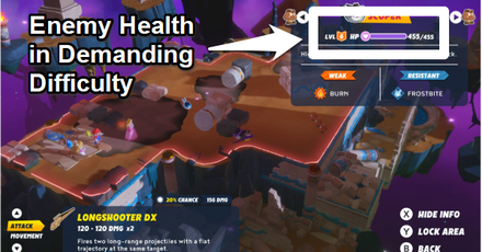 Mario + Rabbids Sparks of Hope - Difficulty Differences Demanding