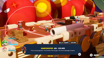 Shoot elemental barrels to deal damage without Sparks