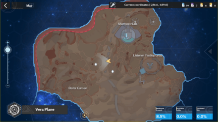 Tower of Fantasy - Silver Coast Research Station Scenic Point Map