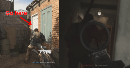 Modern Warfare 2 - Go Inside The House on the Alley