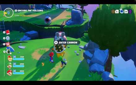 Enter Cannons and tunnels to reach new areas