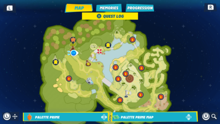 Mario + Rabbids Sparks of Hope - Palette Prime Map
