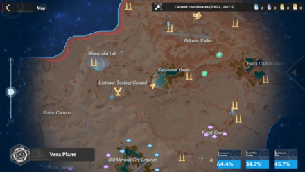 Tower of Fantasy - Saltwater Oasis Scenic Point Map View