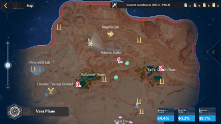 Tower of Fantasy - Rock Pillar Gobby Scenic Points Map