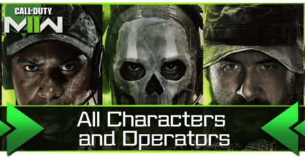 Modern Warfare 2 - All Characters and Operators