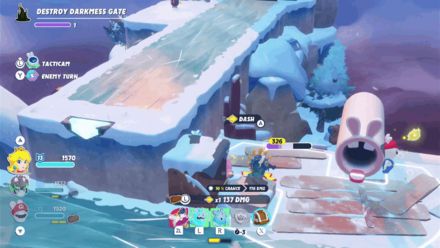 Mario + Rabbids Sparks of Hope - Catch Your Breath Walkthrough Step 2