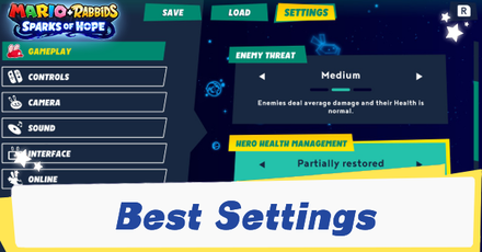 Mario + Rabbids Sparks of Hope Best Settings