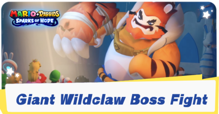 Mario Rabbids Sparks of Hope giant Wildclaw Boss Fight