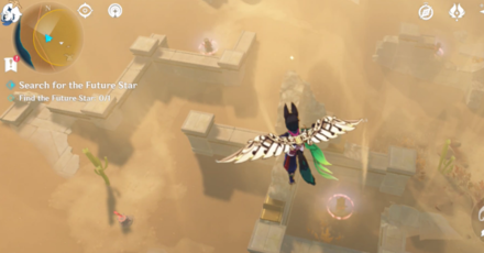 Genshin - Get the Future Star on Top of a Wall