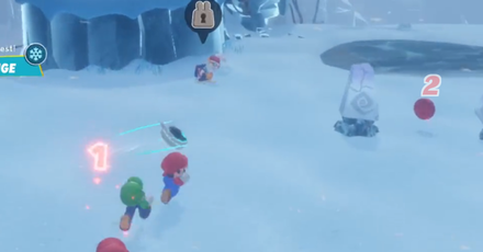 Mario + Rabbids Sparks of Hope - Pristine Peaks Red Coin 1 and 2.png