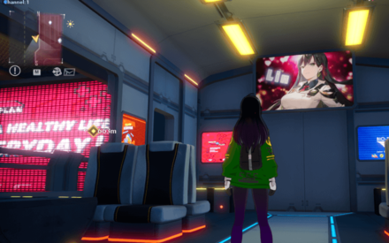 Inside Railway Train