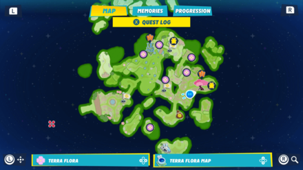 Mario + Rabbids Sparks of Hope - Terra Flora Map