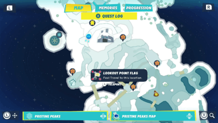 Mario + Rabbids Sparks of Hope - Pristine Peaks Secret Zone Location Step 1