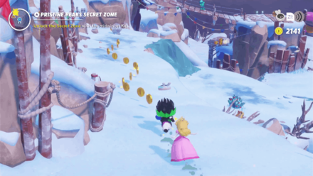Mario + Rabbids Sparks of Hope - Pristine Peaks Secret Zone Location Step 2