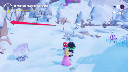 Mario + Rabbids Sparks of Hope - Pristine Peaks Secret Zone Location Step 4