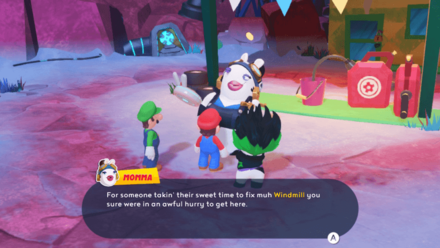 Mario + Rabbids Sparks of Hope - Speak to Momma