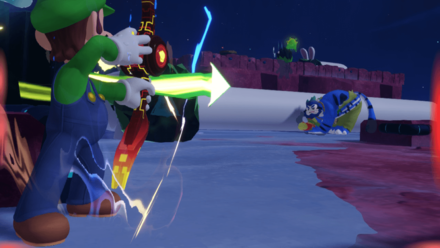 Mario + Rabbids Sparks of Hope - Luigi Sniping Riptides
