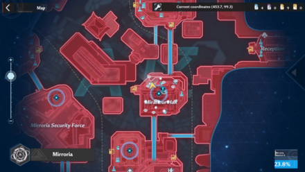 Tower of Fantasy - Mirafleur Hall Limited Gachapon Map View