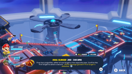 Mario + Rabbids Sparks of Hope - Dual Slinger on Electric Posts