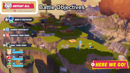 Mario Rabbids sparks of Hope - Battle Objectives