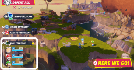 Mario Rabbids sparks of Hope - Heal team