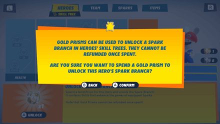 Mario + Rabbids Sparks of Hope How to Unlock Spark Skills