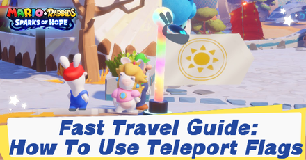 Mario + Rabbids Sparks of Hope - Teleport Flag Banner