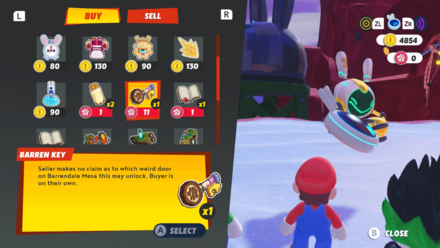 Mario + Rabbids Sparks of Hope - Barrendale Mesa Planet Key