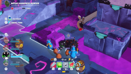 Mario + Rabbids Sparks of Hope - Luring Darkmess Bowser