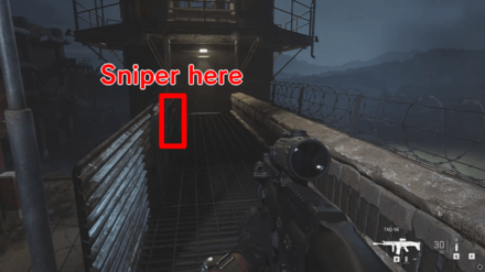 Modern Warfare 2 - Sniper on the Wall