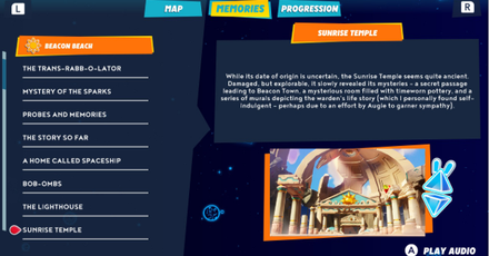 Mario + Rabbids Sparks of Hope - Memories