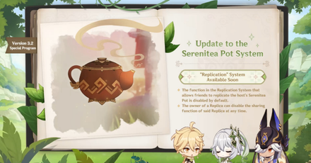 Genshin Impact - New Teapot Replication System