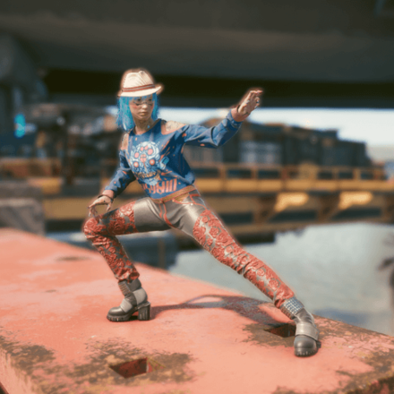 Cyberpunk 2077 - Yellow Saber-toothed Tiger