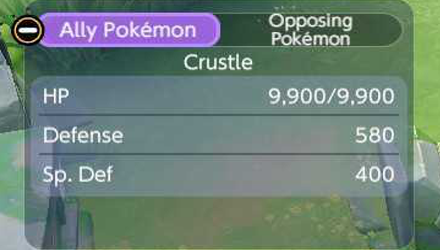 Pokemon UNITE - Crustle Base HP.png