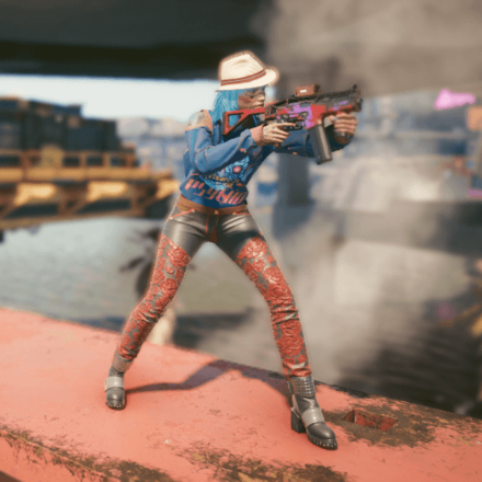 Cyberpunk 2077 - Action With an SMG