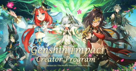 Genshin - 3.0 Twitch Streaming Event Page