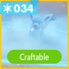 Pokemon Scarlet and Violet SV - TM034 - Icy Wind TM