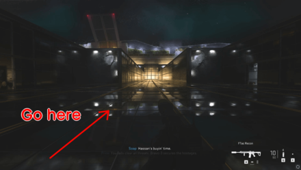 Modern Warfare 2 - 1st Floor - Go Slightly to the Left