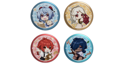 Genshin - Childhood Treasures-Themed Series Badges