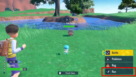 Pokemon Scarlet and Violet SV Quaxly vs Lechonk