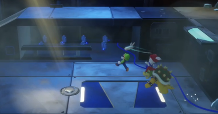 Mario + Rabbids Sparks of Hope - Go to where you destroyed the first block for the final set of Blue Coins.png