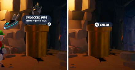 Mario + Rabbids Sparks of Hope - Unlock the Golden Pipe with 12 Sparks.png