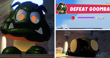 Mario + Rabbids Sparks of Hope - Engage the Ginormous Goomba and defeat it to complete the quest.png