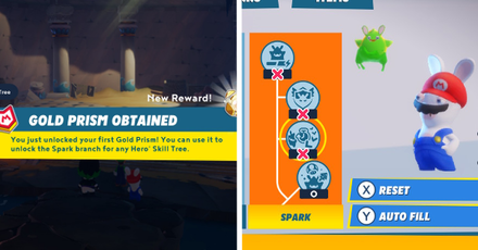 Mario + Rabbids Sparks of Hope - Giant Monster Quests reward Gold Prisms