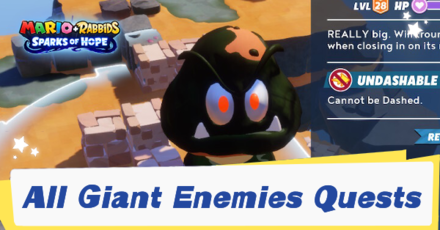 Mario Rabbids Sparks of Hope Giant Enemies