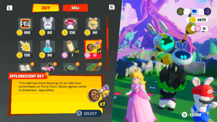 Mario + Rabbids Sparks of Hope - Complete Uncork the Volcano and Purchase the Efflorescent Key
