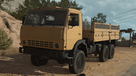 Cargo Truck with No Tarp