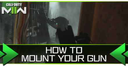 Modern Warfare 2 - How to Mount Your Gun